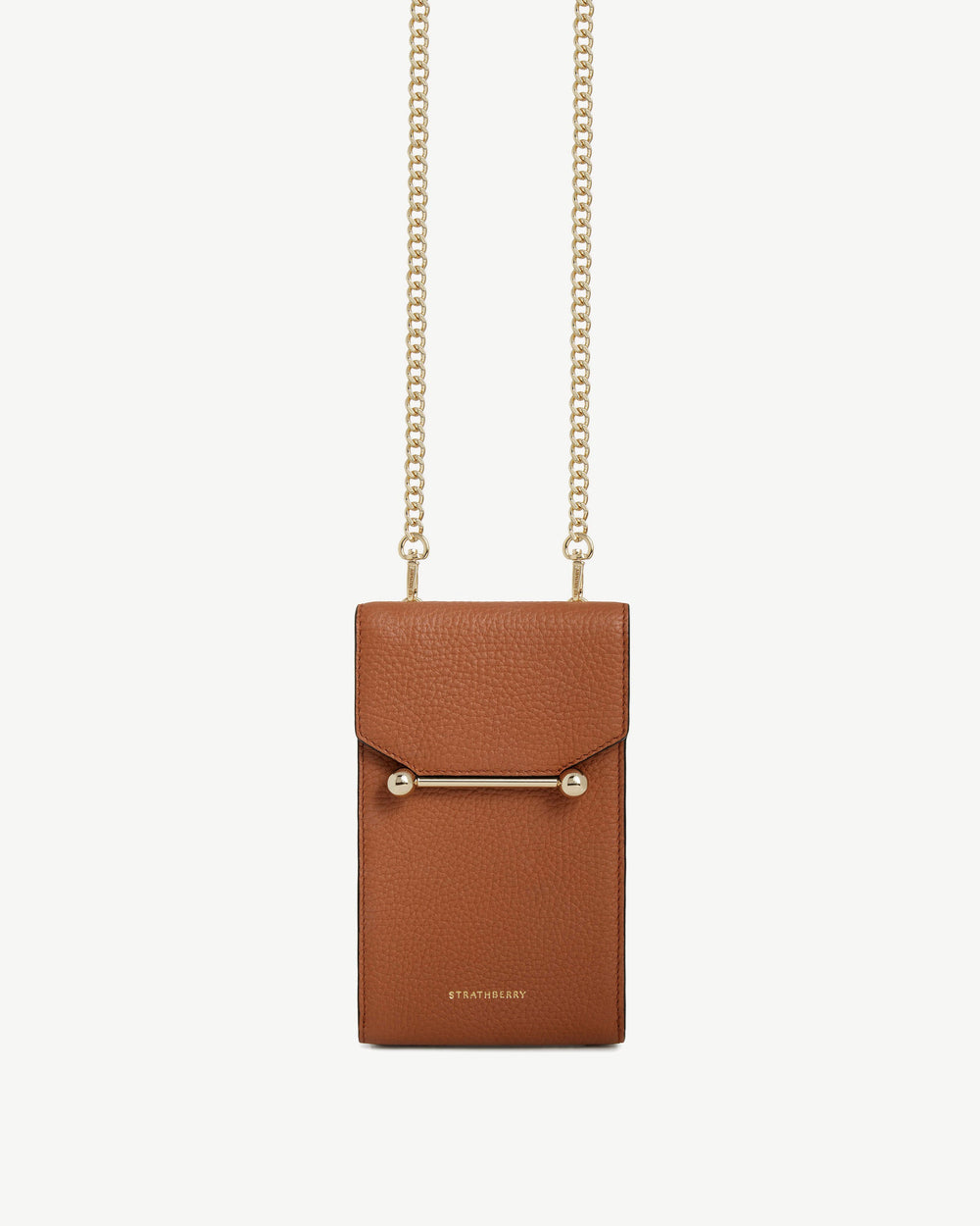 Strathberry Women's Mosaic Phone Pouch - Brown
