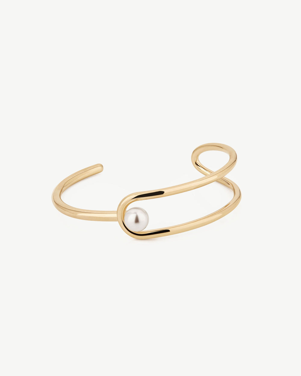 Strathberry Women's Lana Pearl Bangle - 22 Carat Gold Gilded - Gold