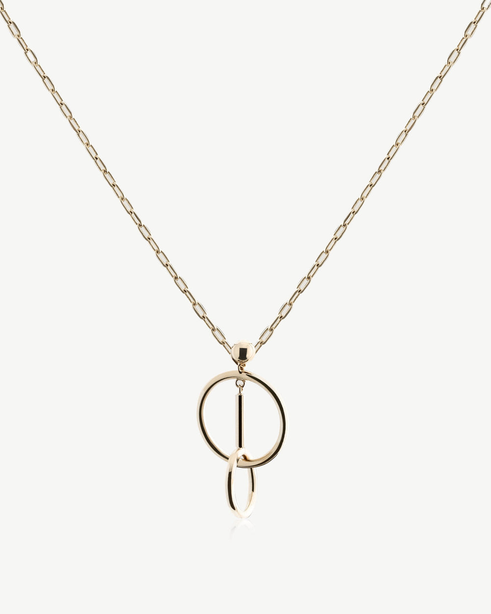 Strathberry Women's Music Bar Hoop Pendant - 22 Carat Gold Gilded - Gold
