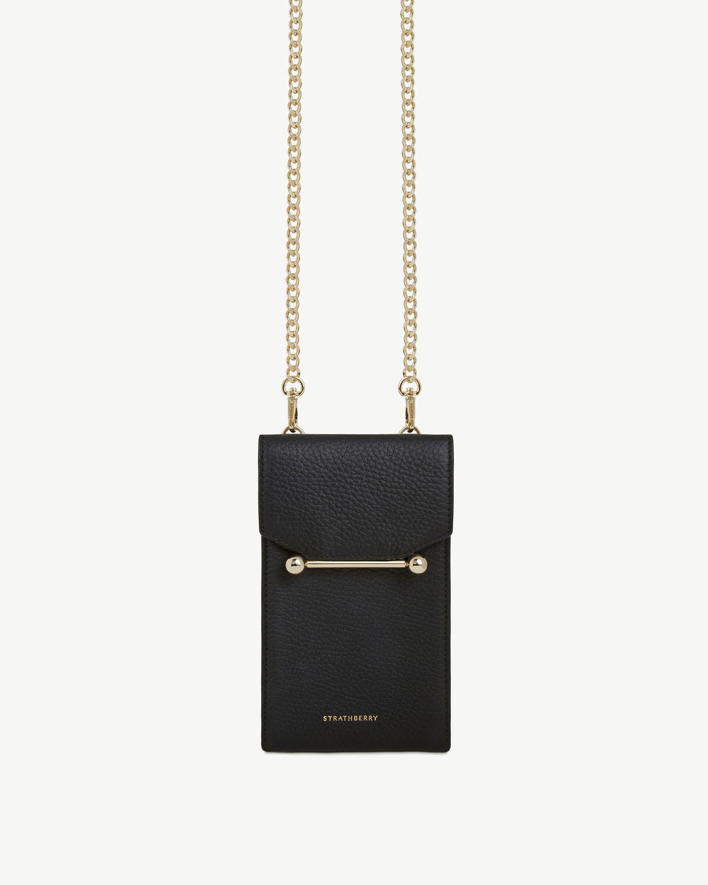 Strathberry Women's Mosaic Phone Pouch - Black