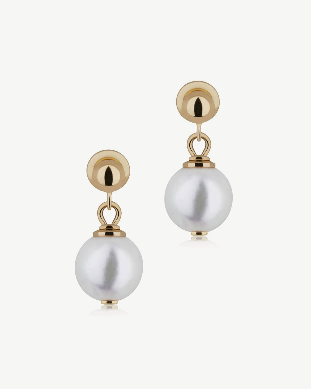 Strathberry Women's Lana Pearl Earrings - 22 Carat Gold Gilded - Gold