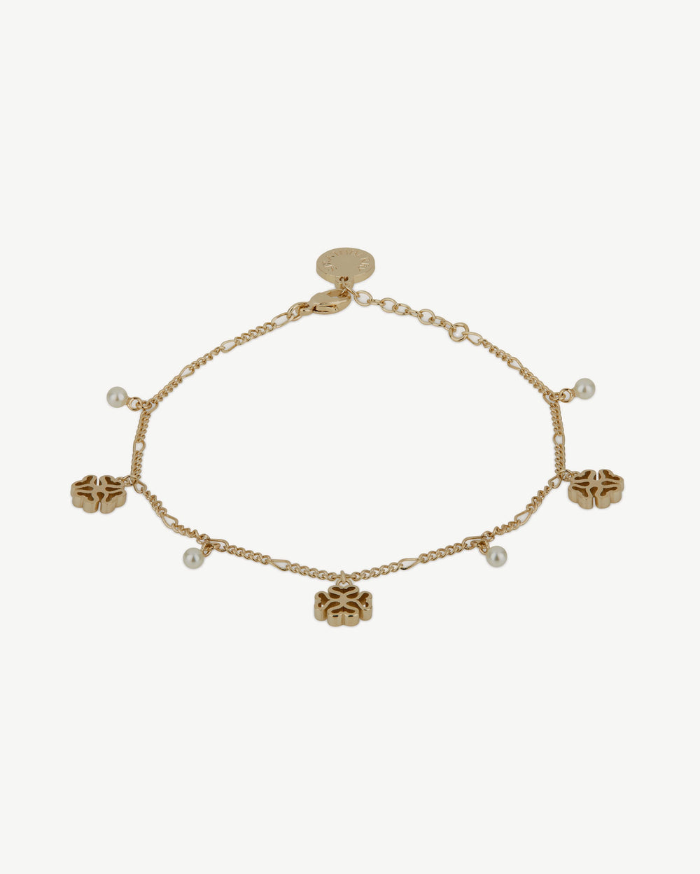Strathberry Women's Monogram Bracelet - 22 Carat Gold Gilded - Gold