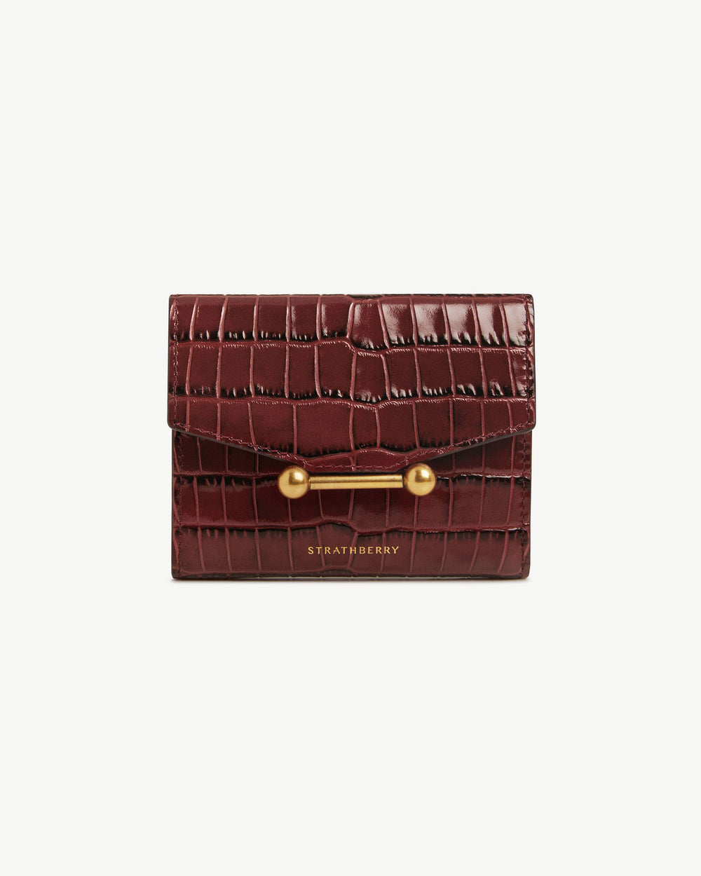 Strathberry Women's Mosaic Trifold Wallet - Red