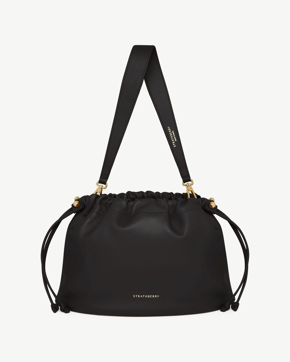 Strathberry Women's Charlotte Midi Drawstring - Black