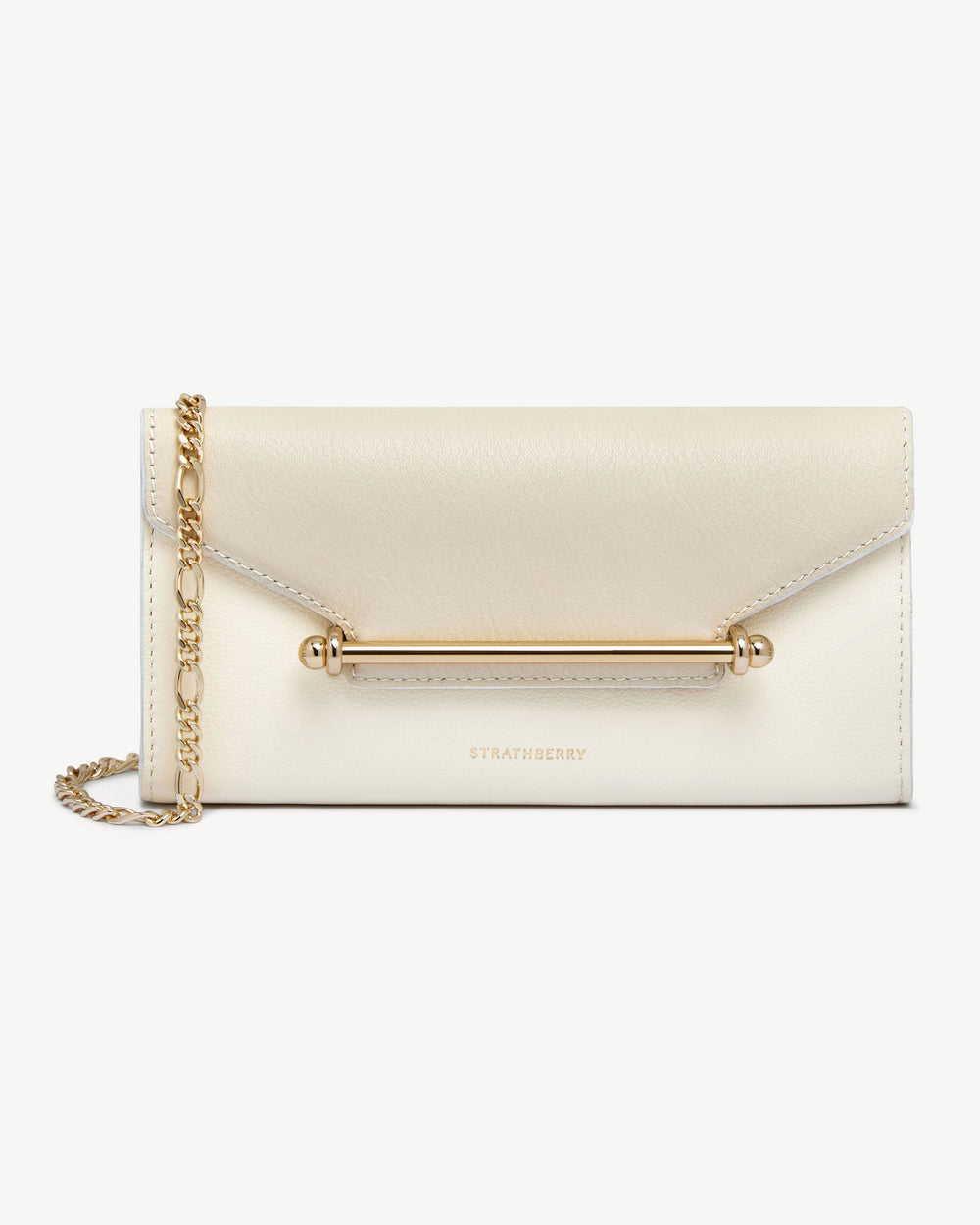 Strathberry Women's Multrees Chain Wallet - White