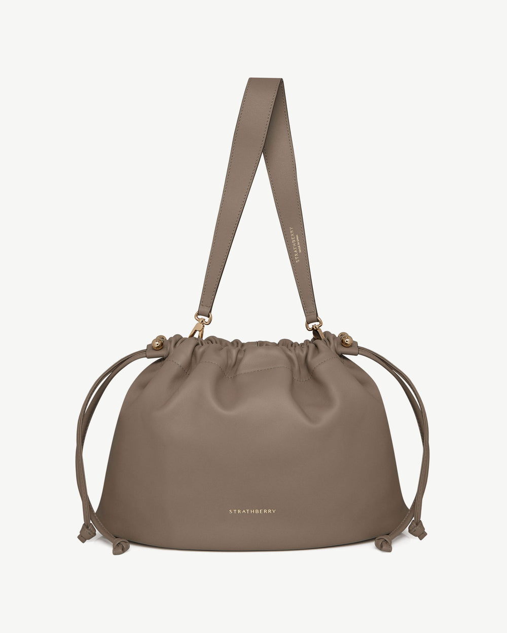 Strathberry Women's Charlotte Midi Drawstring - Grey