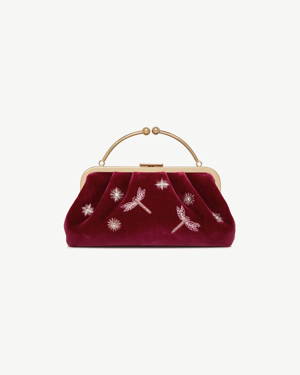 Strathberry Women's Frame Clutch - Burgundy