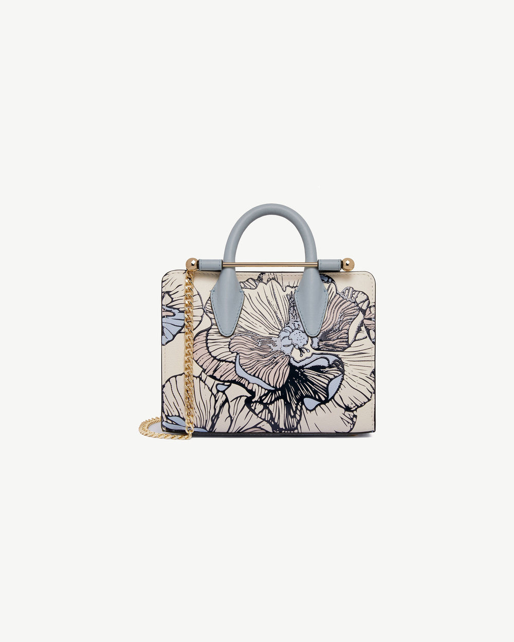 Strathberry Women's Nano Tote - White / Blue