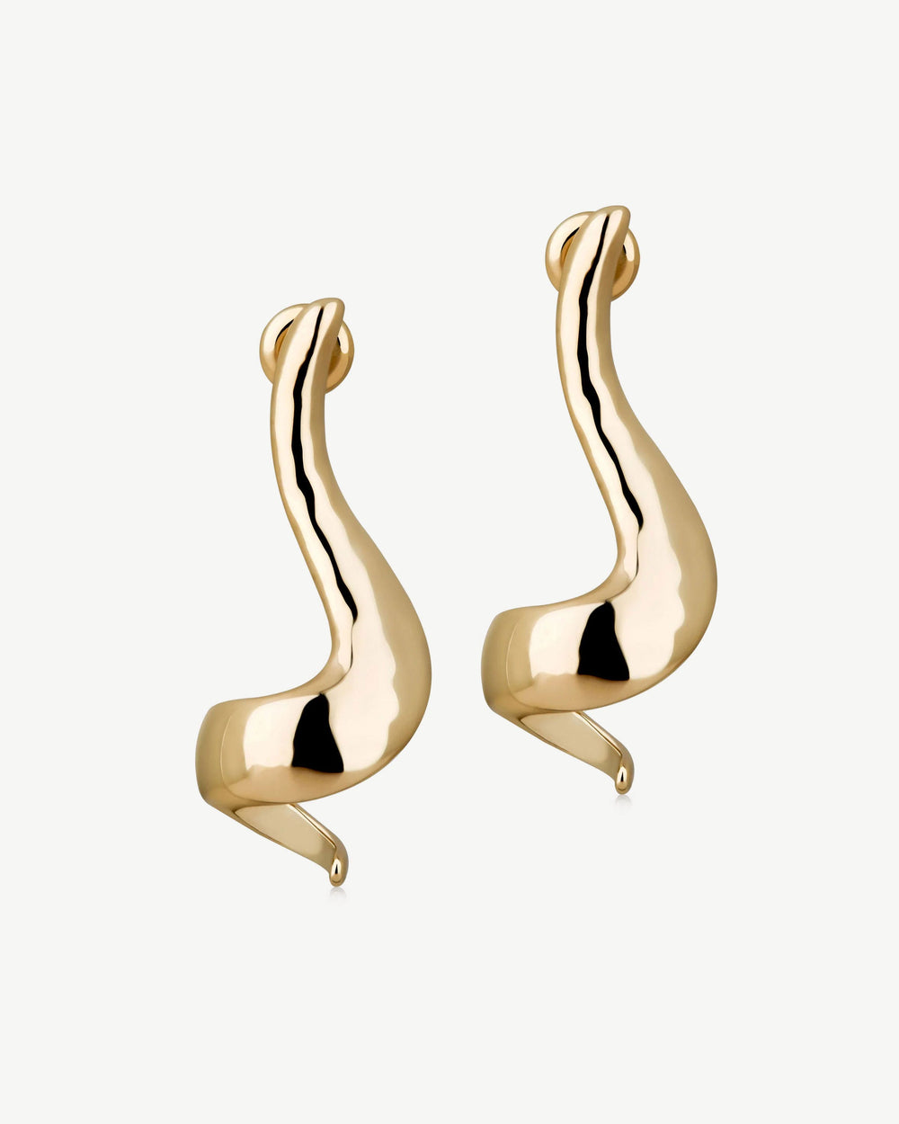 Strathberry Women's St James Earrings - 22 Carat Gold Gilded - Gold