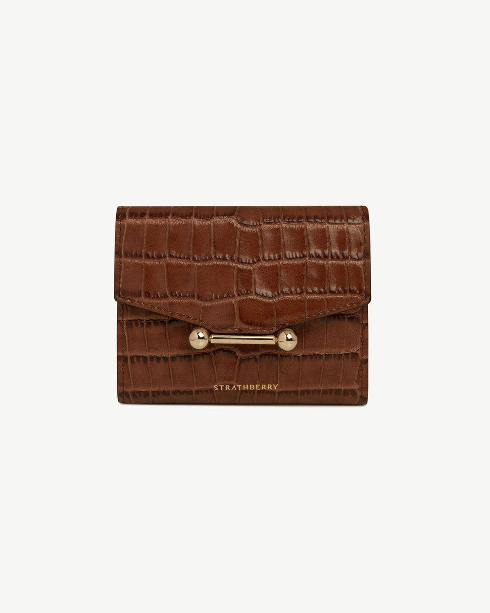 Strathberry Women's Mosaic Trifold Wallet - Brown
