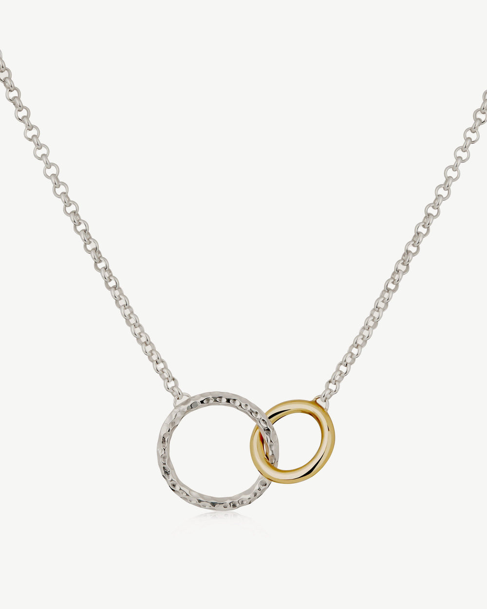 Strathberry Women's Halo Necklace - Sterling Silver/24 Carat Gold Gilded - Gold / Silver