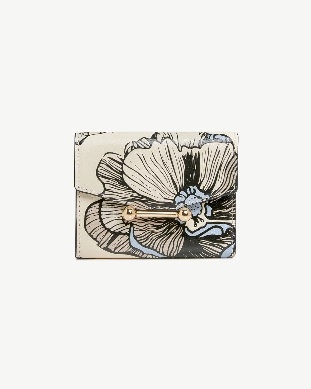 Strathberry Women's Mosaic Trifold Wallet - White / Blue