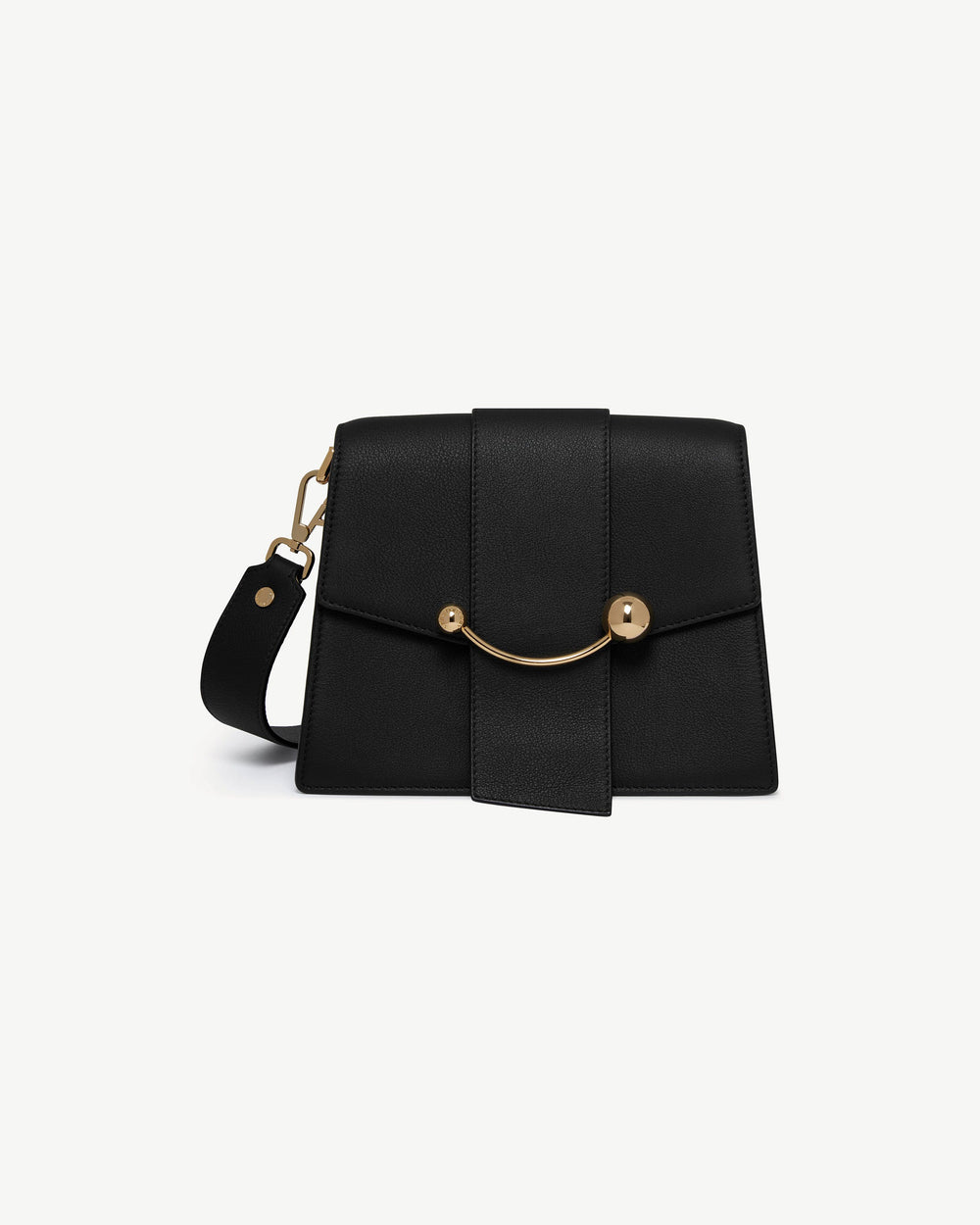 Strathberry Women's Box Crescent - Black