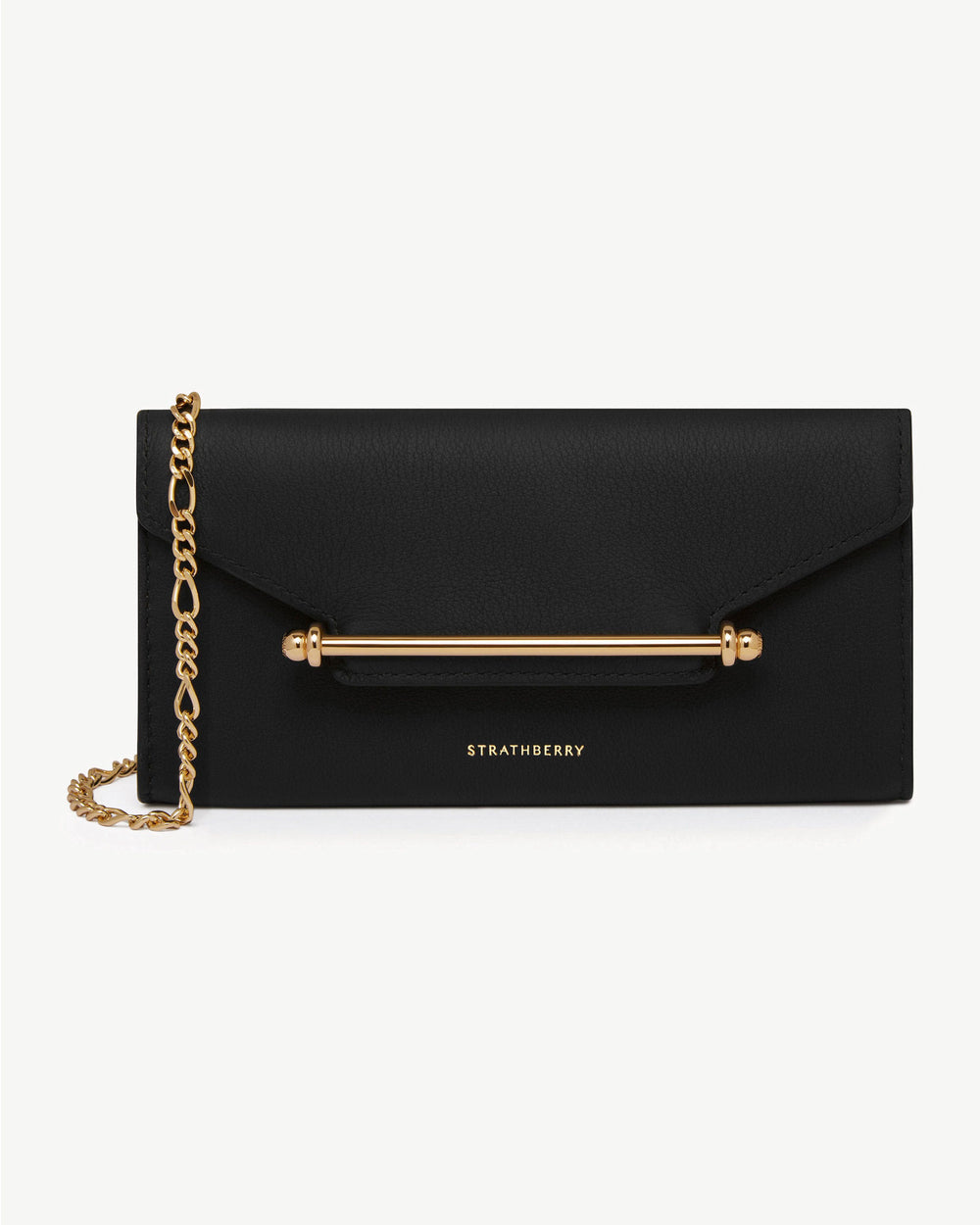 Strathberry Women's Multrees Chain Wallet - Black
