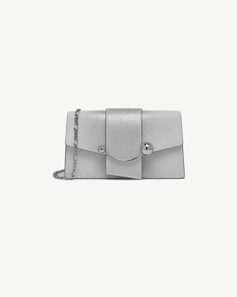 Strathberry Women's Crescent on a Chain - Grey