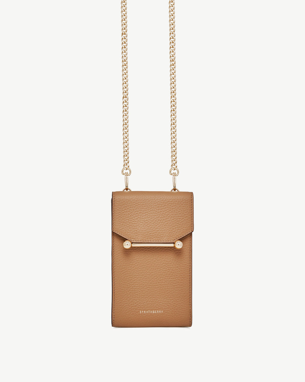 Strathberry Women's Mosaic Phone Pouch - Brown
