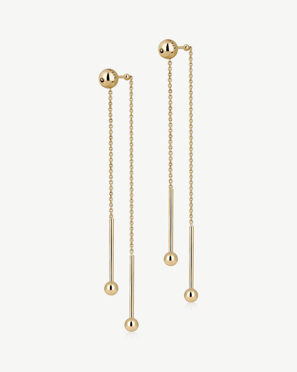 Strathberry Women's Essential Earrings - 22 Carat Gold Gilded - Gold